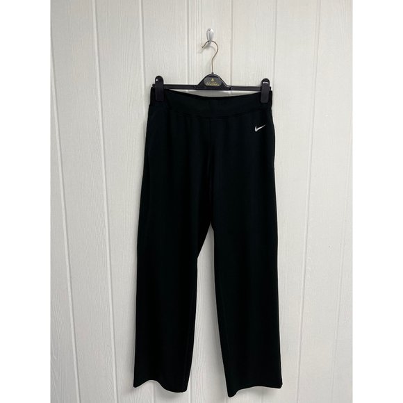 Nike Men's Straight Leg All Black Pull On Elastic Waist Track Pants Size M - Picture 11 of 11